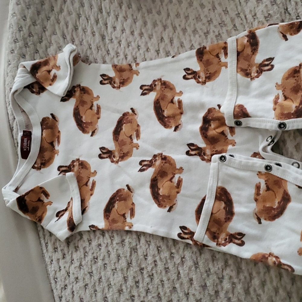 Milkbarn 12-18 Bunny one piece